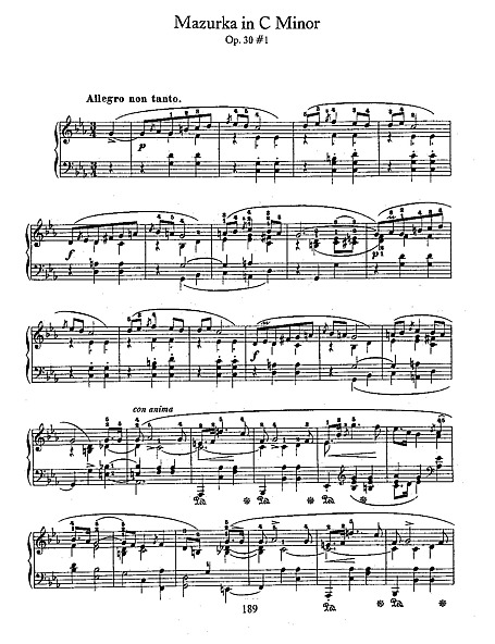 Miniatura de partitura