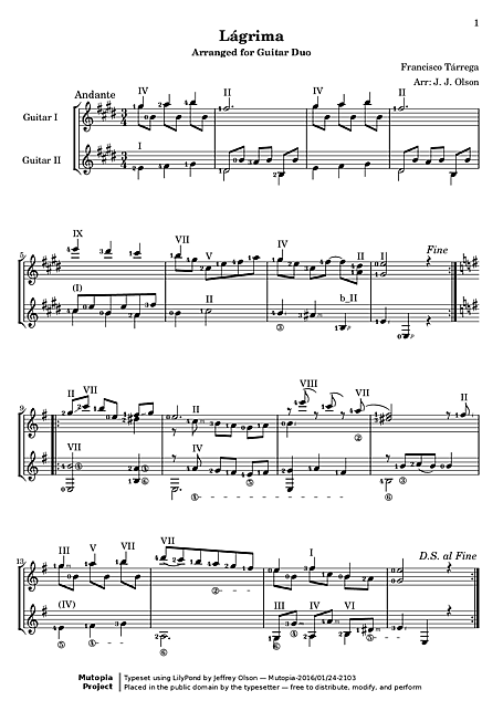 Miniatura di partitura