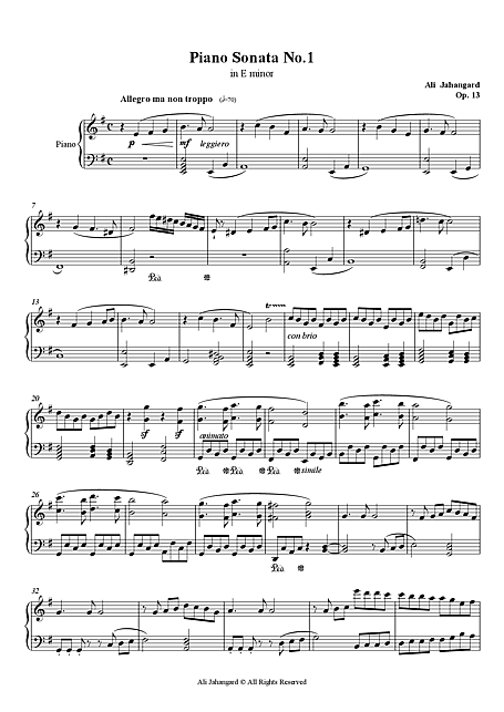 Miniatura di partitura