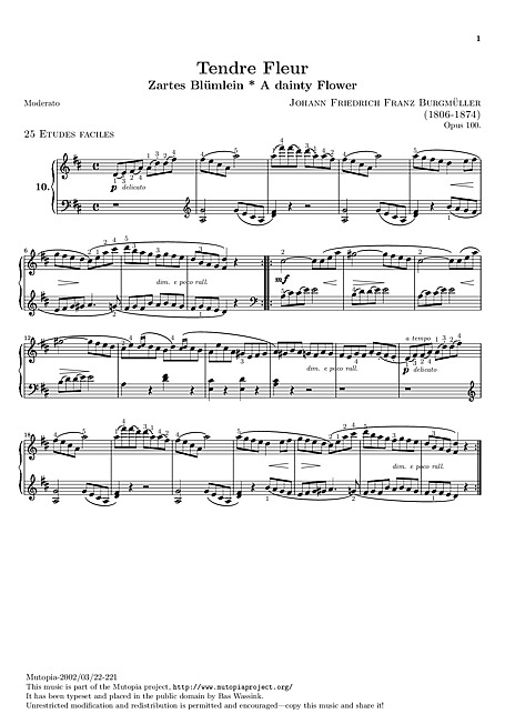 Miniatura de partitura