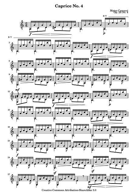 Miniatura de la partitura