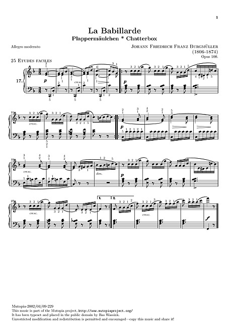 Miniatura de partitura