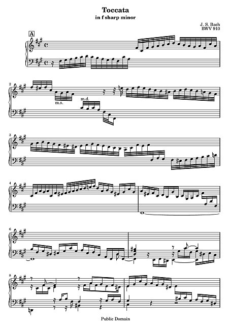 Miniatura di partitura