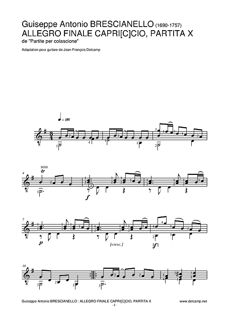 Miniatura de la partitura