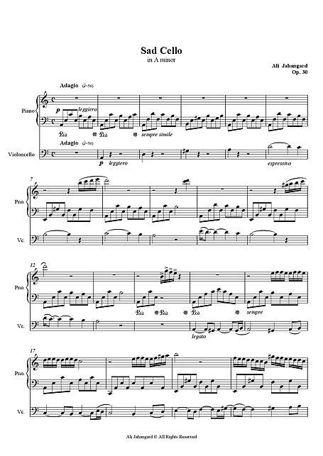 Miniatura di partitura