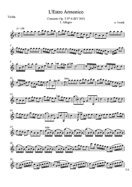 Miniatura di partitura