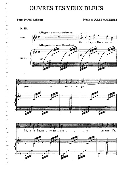 Miniatura de la partitura