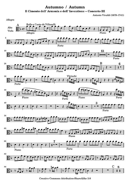 Miniatura de partitura