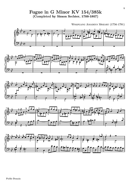 Miniatura de partitura