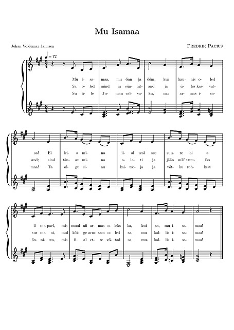 Miniatura de partitura