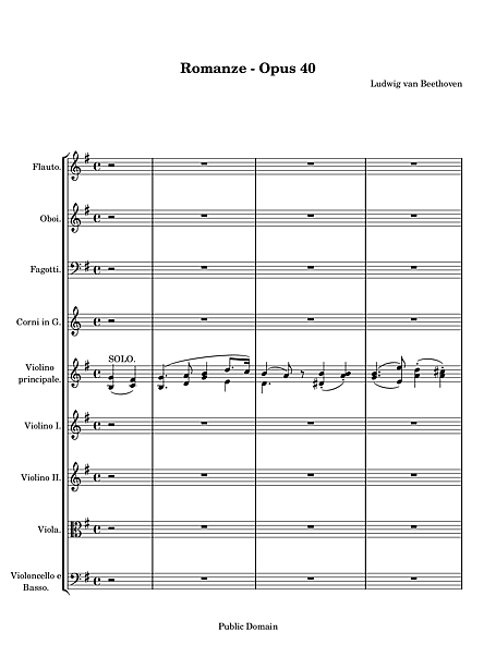 Miniatura di partitura