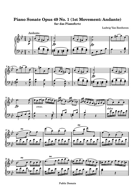 Miniatura di partitura