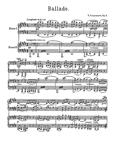 Miniatura de partitura