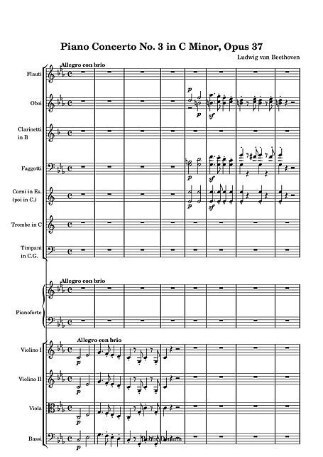 Miniatura de partitura