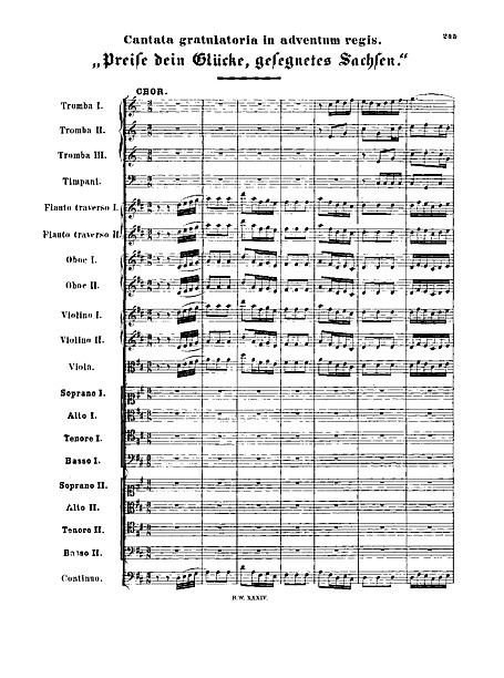 Miniatura de partitura