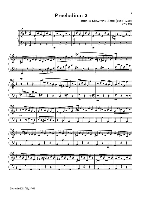 Miniatura di partitura