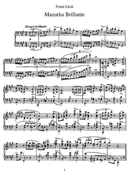 Miniatura de partitura