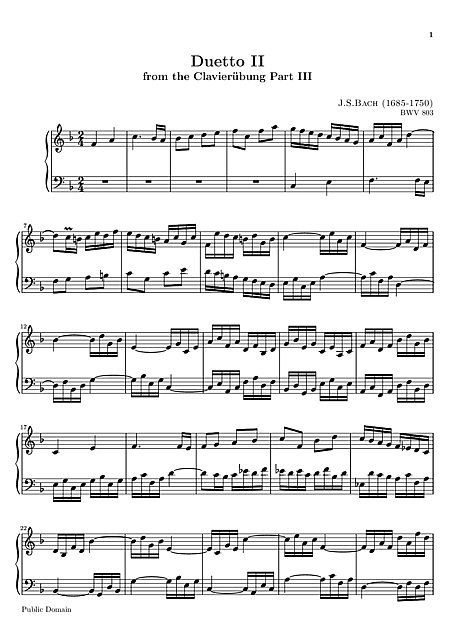 Miniatura di partitura