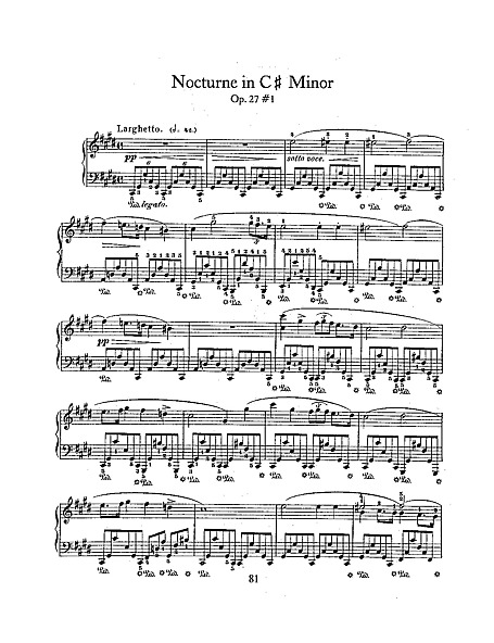 Miniatura de la partitura