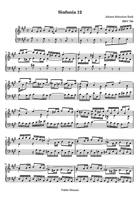 Miniatura di partitura