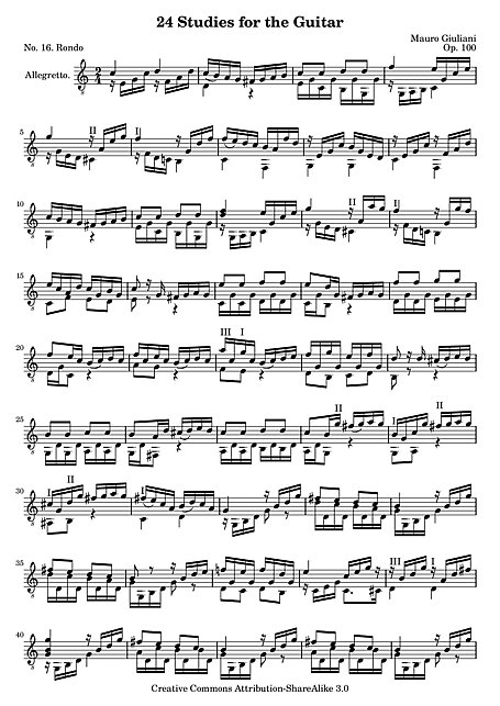 Miniatura di partitura