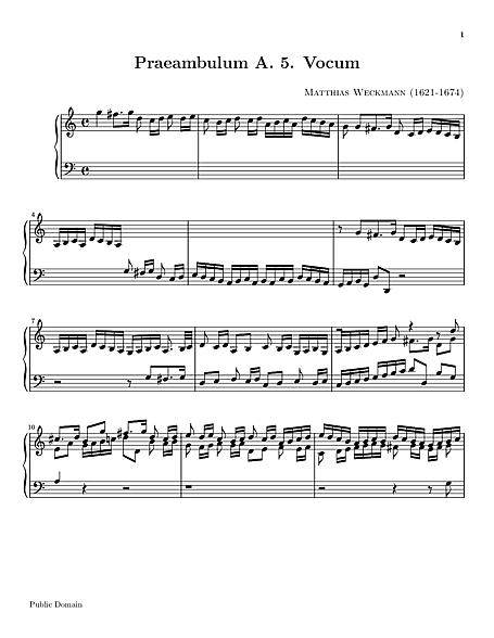 Miniatura de partitura