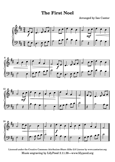 Miniatura de partitura