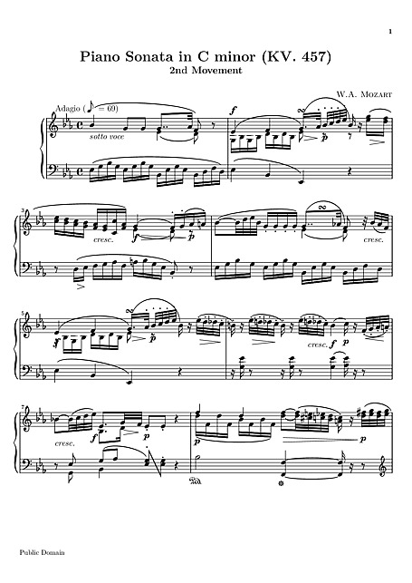 Miniatura de partitura