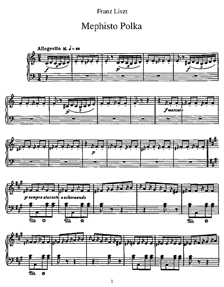 Miniatura de partitura