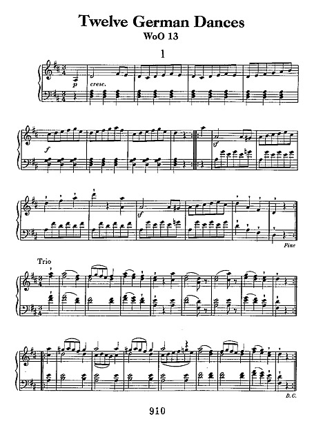 Miniatura de la partitura