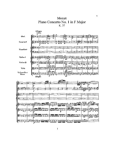 Miniatura di partitura