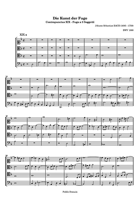 Miniatura de partitura