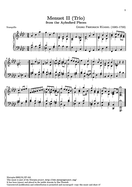 Miniatura di partitura