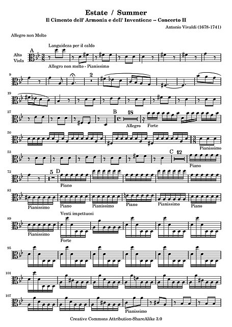 Miniatura de partitura