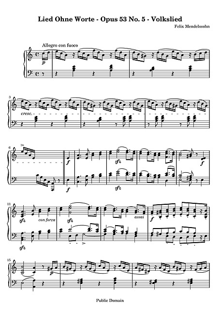 Miniatura di partitura