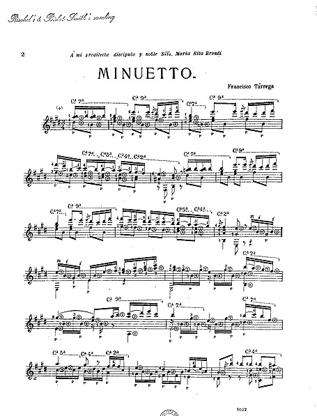 Miniatura de partitura