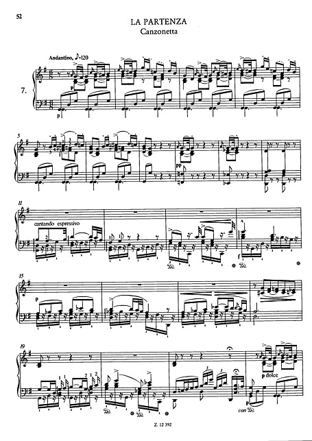 Miniatura de partitura