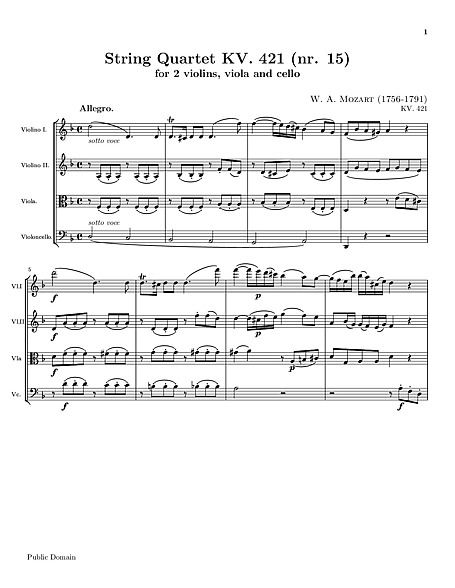 Miniatura de partitura