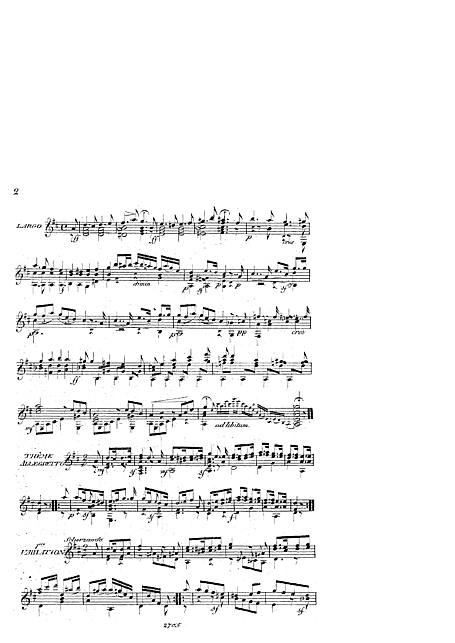 Miniatura de partitura