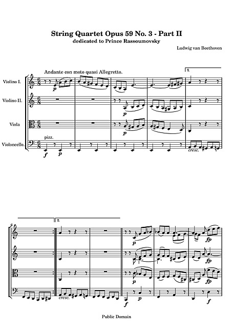 Miniatura de partitura