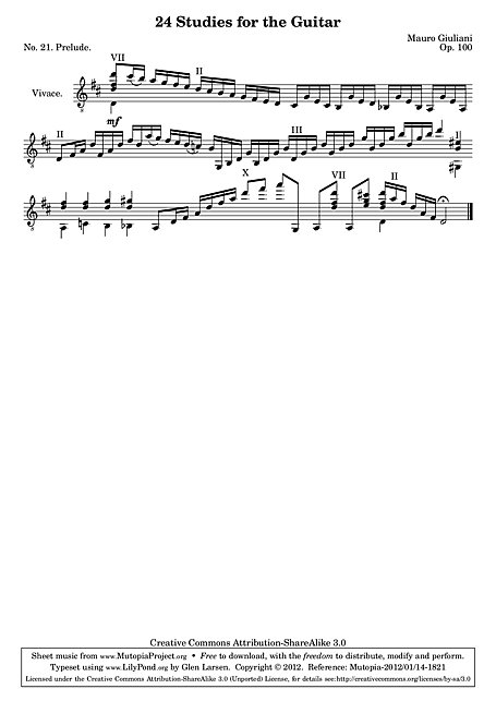 Miniatura de partitura