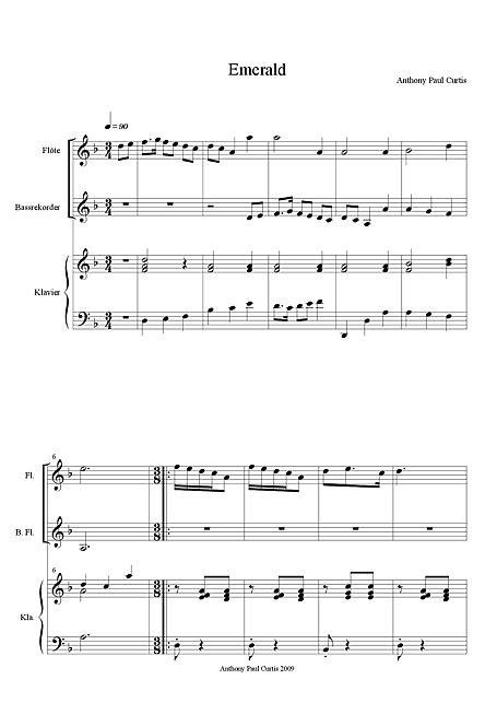 Miniatura de partitura