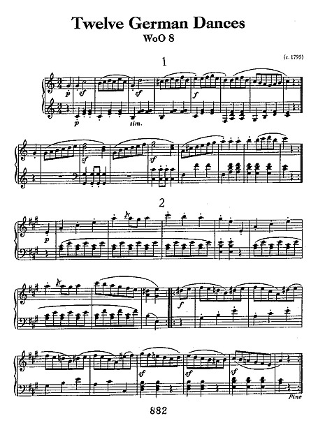 Miniatura de partitura