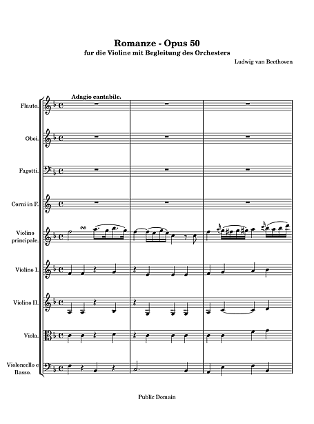 Miniatura de la partitura