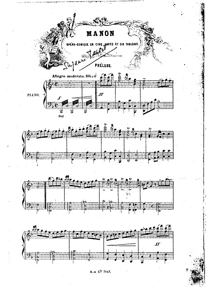 Miniatura de la partitura