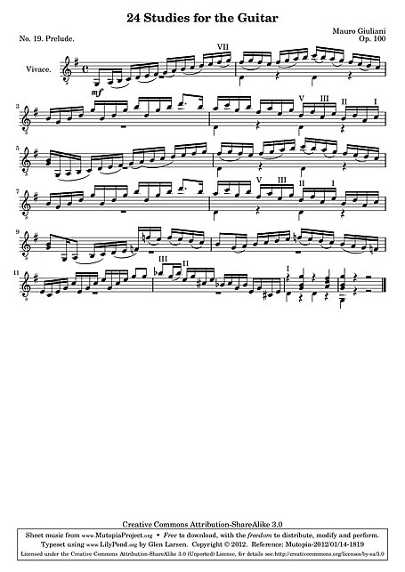 Miniatura di partitura