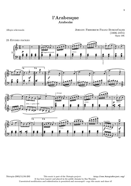 Miniatura di partitura