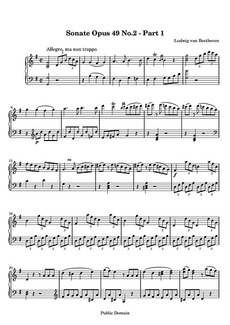 Miniatura di partitura