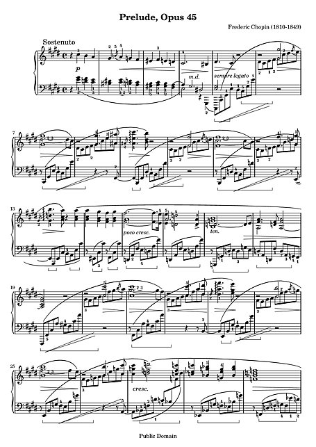 Miniatura de partitura