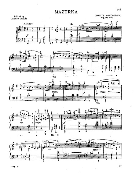 Miniatura de partitura